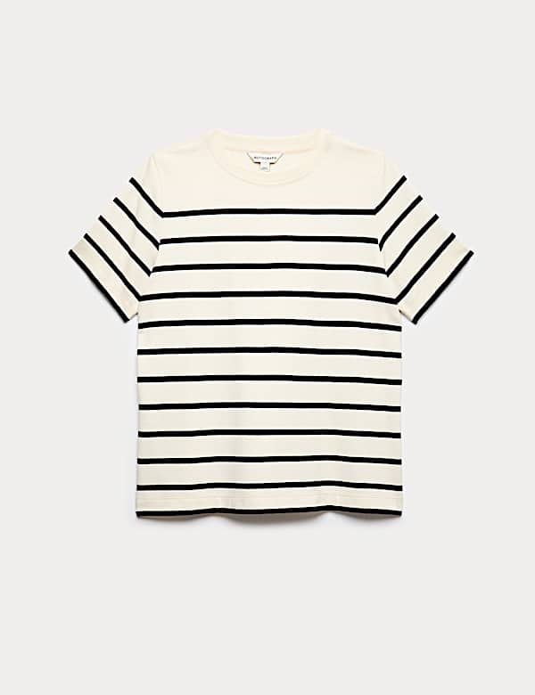 Cotton Rich Striped T-Shirt - JE