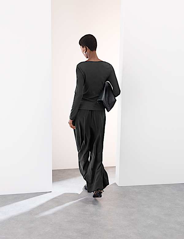 Modal Rich Draped Top - HU