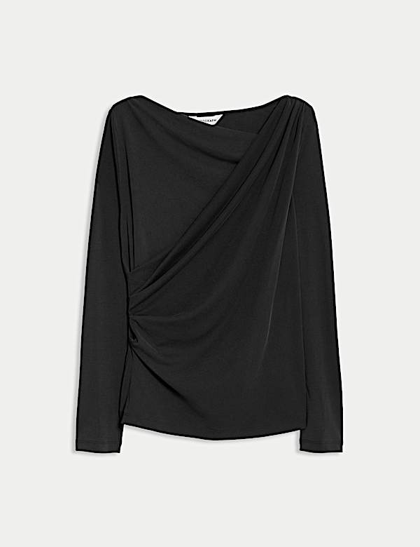 Modal Rich Draped Top - HU