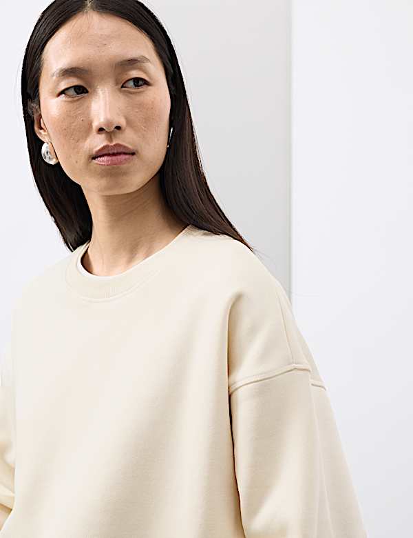 Cotton Rich Brushed Sweatshirt - RS