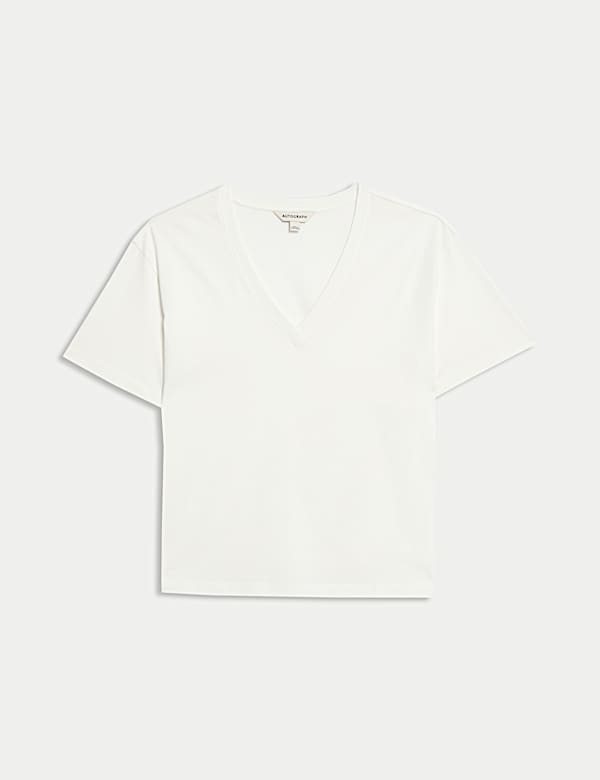 T-shirt 100 % coton Supima™ à col en V - CH