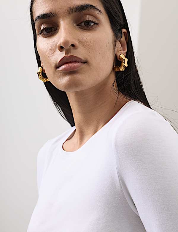 Jersey Crew Neck Top - BN