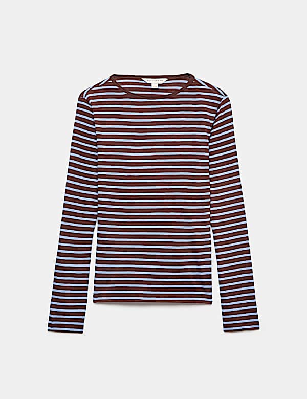 Striped Regular Fit Top with Wool - MX
