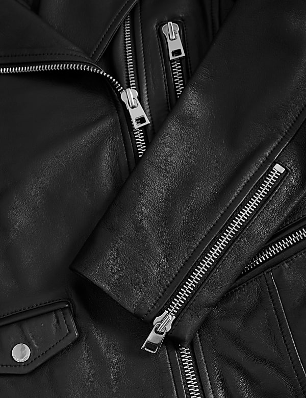 Leather Biker Jacket - TW