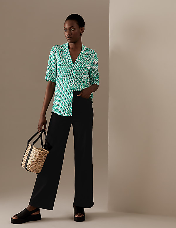 Printed Boxy Top