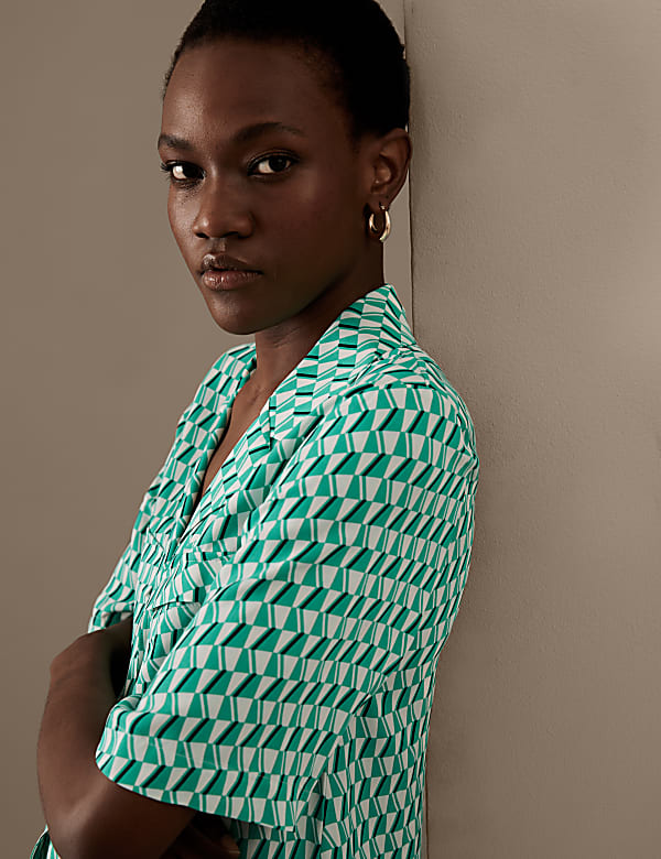 Printed Boxy Top