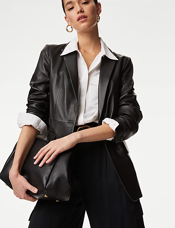 Modal Rich Collared Relaxed Utility Shirt - US