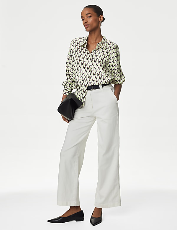 Printed Collared Shirt