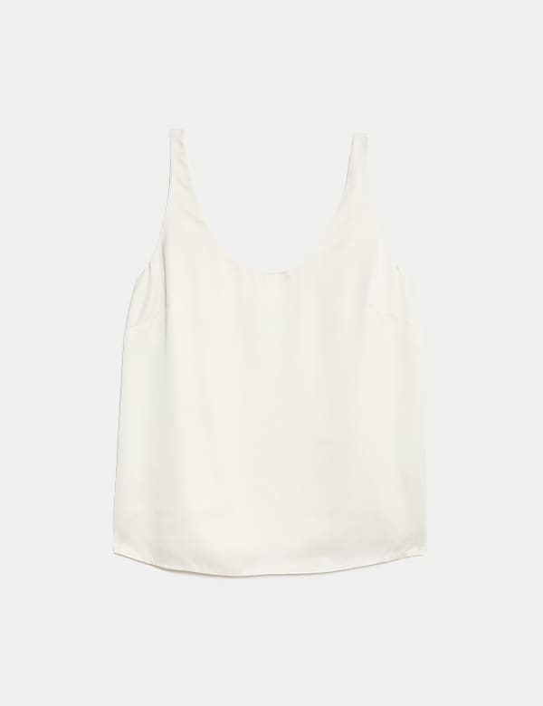 Satin Scoop Neck Cami Top - PT