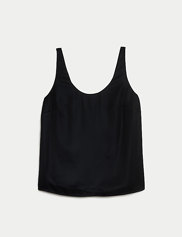Satin Scoop Neck Cami Top - VN