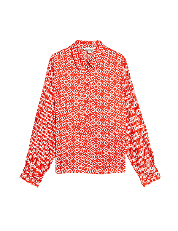Printed Collared Shirt