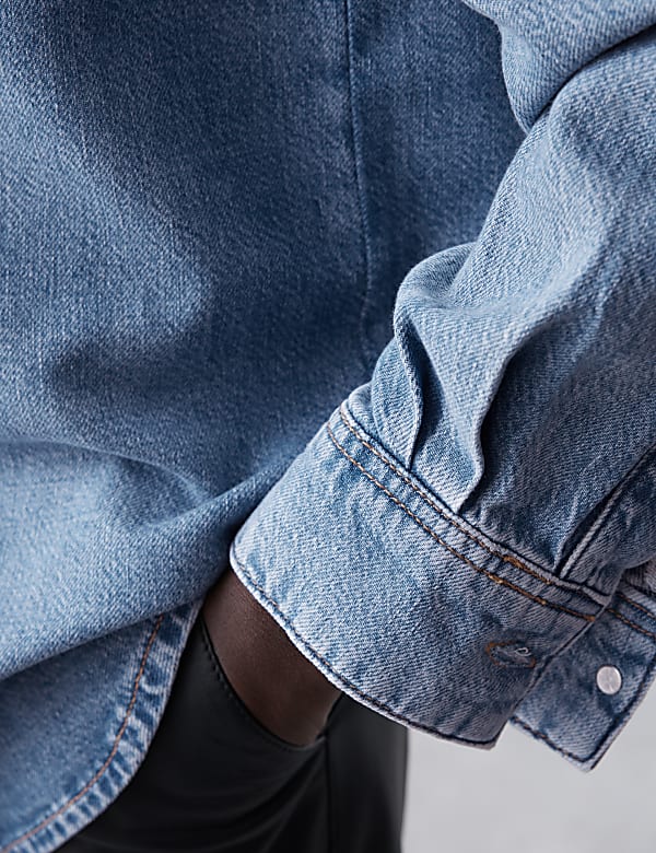 Lyocell Denim Relaxed Shirt