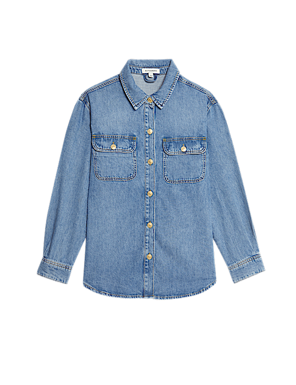 Lyocell Denim Relaxed Shirt