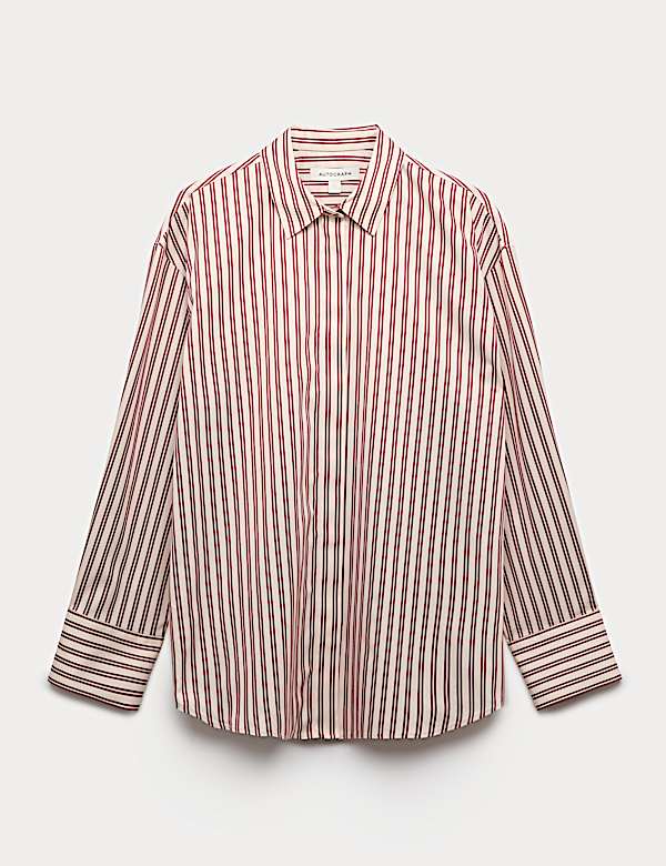Pure Cotton Striped Shirt - US
