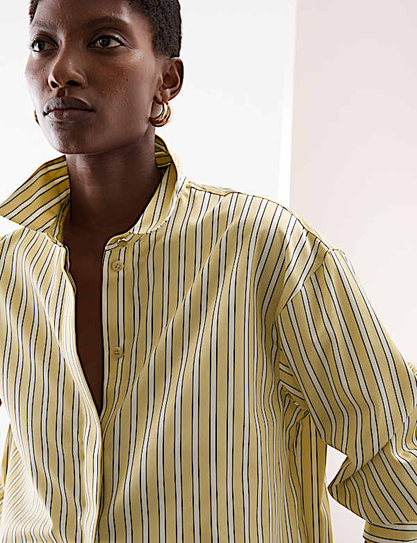 Camisa de rayas 100 % algodón - US