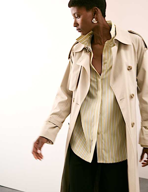 Camisa de rayas 100 % algodón - US