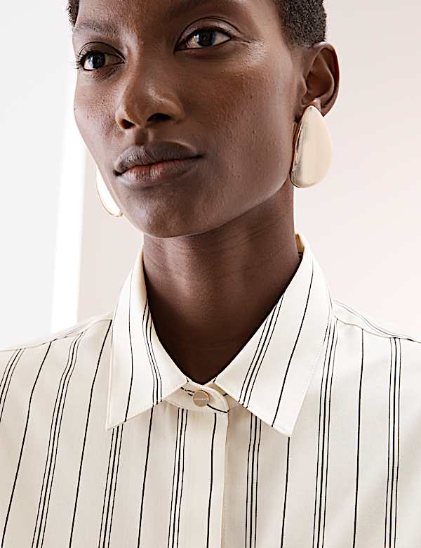 Pure Cotton Striped Shirt - NL