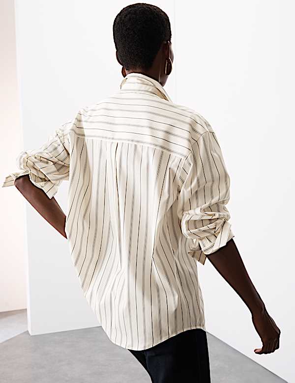Pure Cotton Striped Shirt - NL