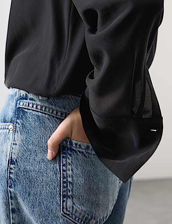 Pure Silk Collared Shirt - SK