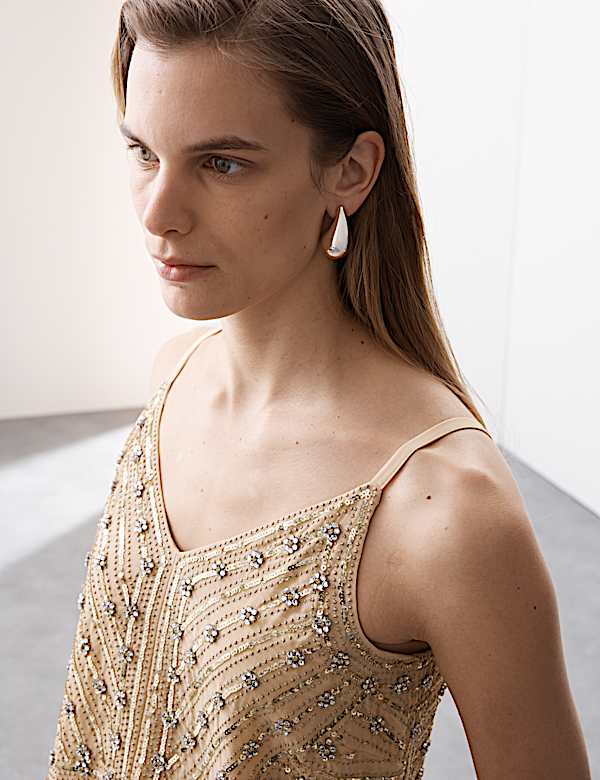 Floral Embellished Cami Top - GR