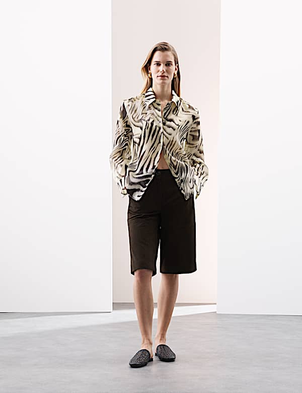 Pure Silk Organza Shirt