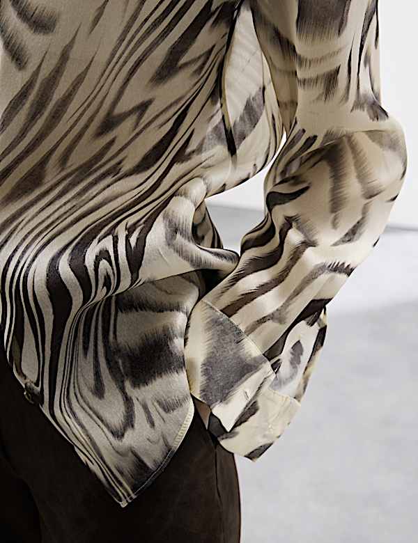Pure Silk Organza Shirt
