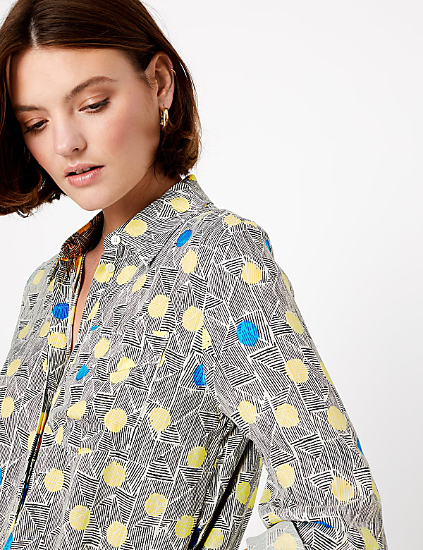 Polka Dot Long Sleeve Shirt
