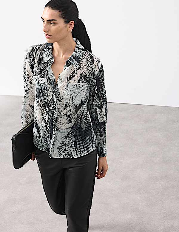 Chemise à imprimé serpent - LU