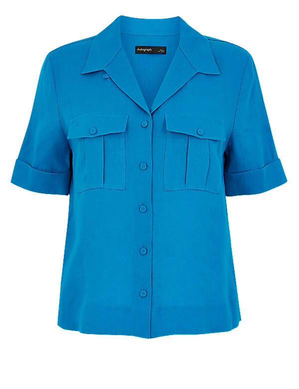 Pure Irish Linen Short Sleeve Shirt