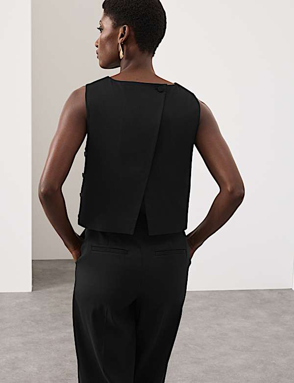 Lyocell Rich Tailored Shell Top - KG