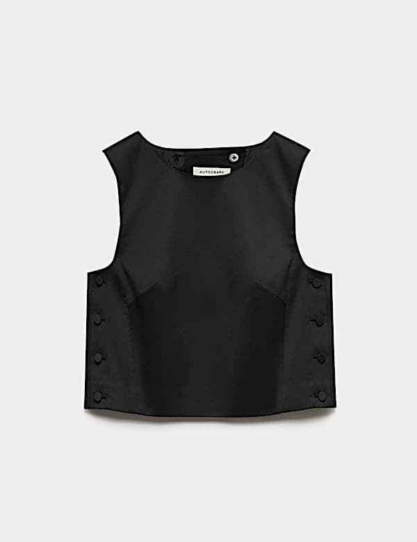 Lyocell Rich Tailored Shell Top - KG