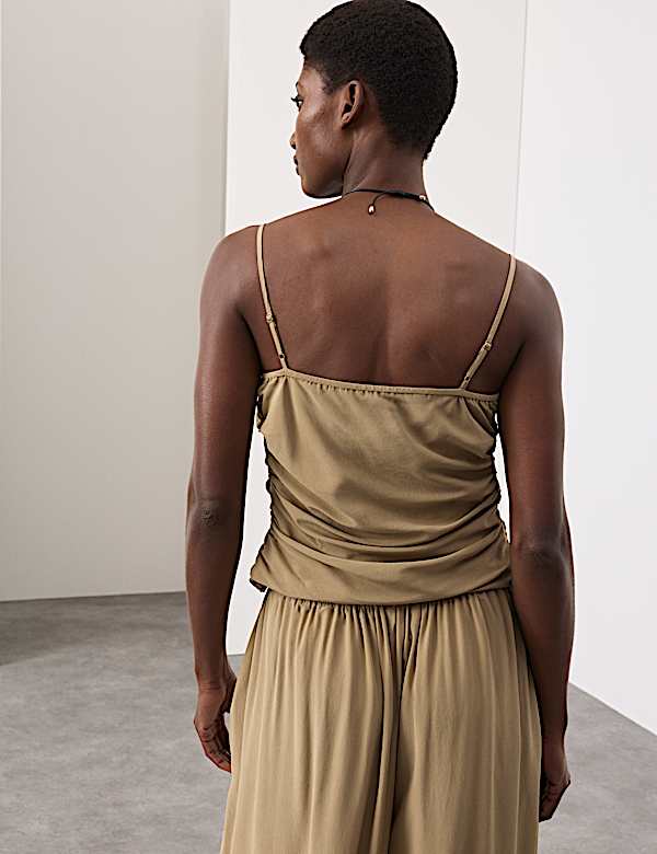 Pure Silk Balloon Cami Top - US