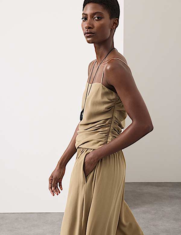 Pure Silk Balloon Cami Top - US