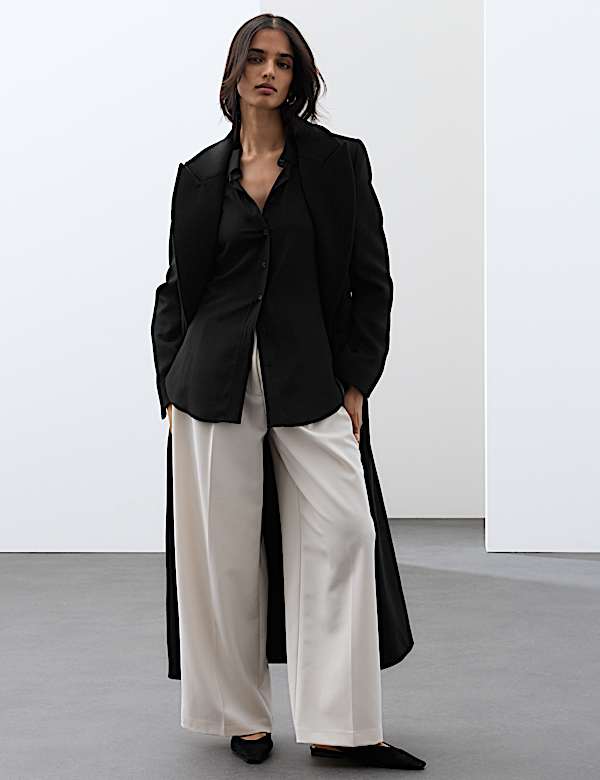 Pure Silk Stripe Shirt - NO
