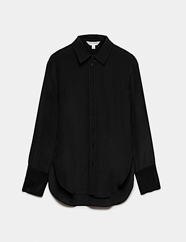 Pure Silk Stripe Shirt - NO