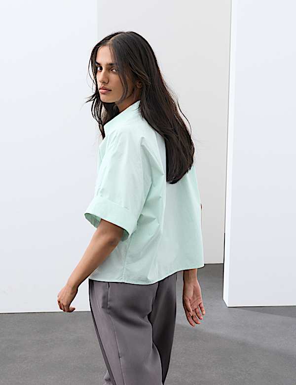 Chemise avec encolure 100 % coton - CH