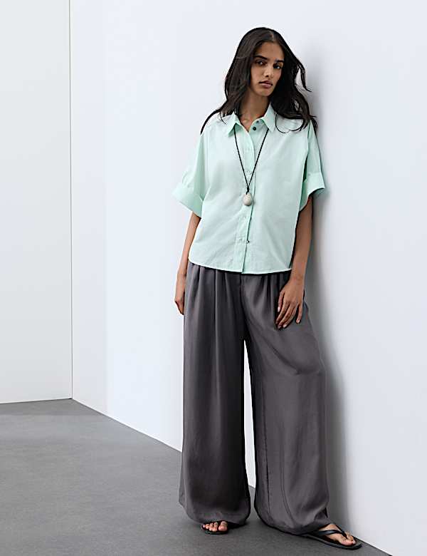 Chemise avec encolure 100 % coton - CH