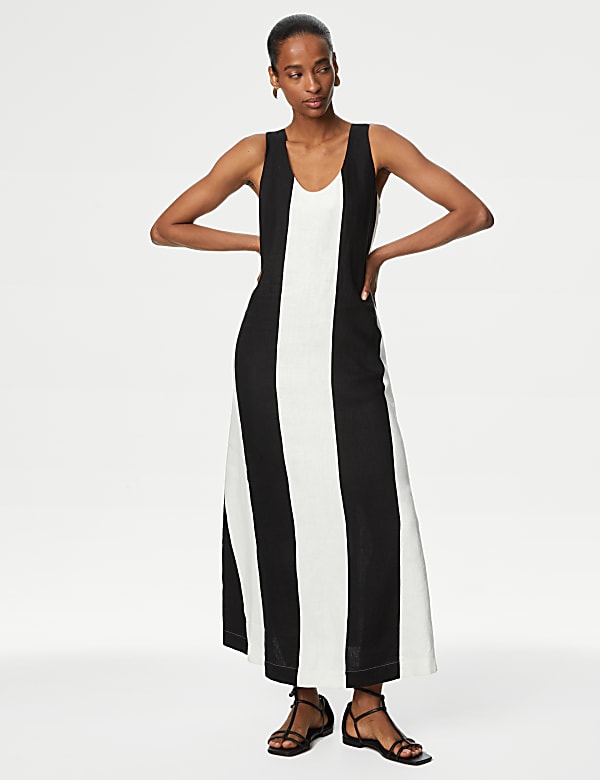 Linen dresses m&s shop