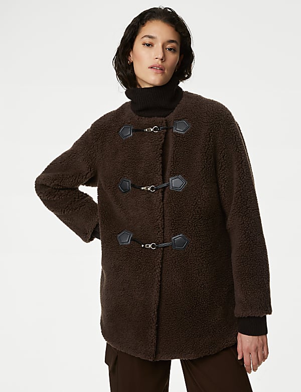 Borg Jacket with Wool - US