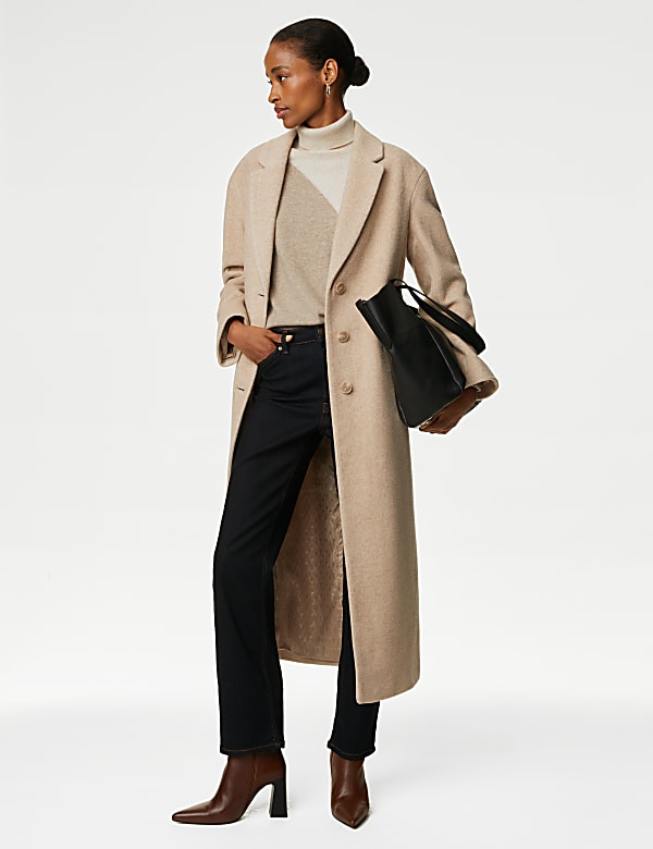 Marks and spencer long coats discount