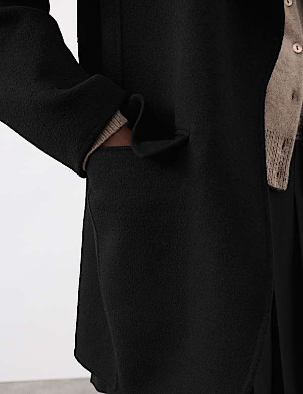 Wool Blend Single Breasted Blazer - SE