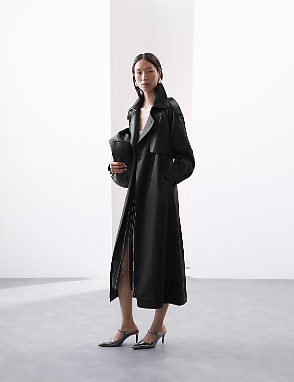 Black coat m&s top