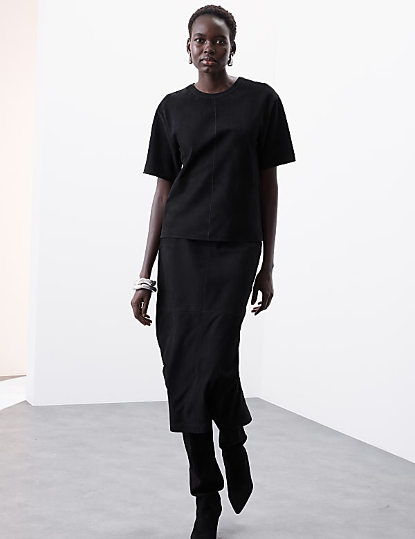 Top en daim sans encolure - LU