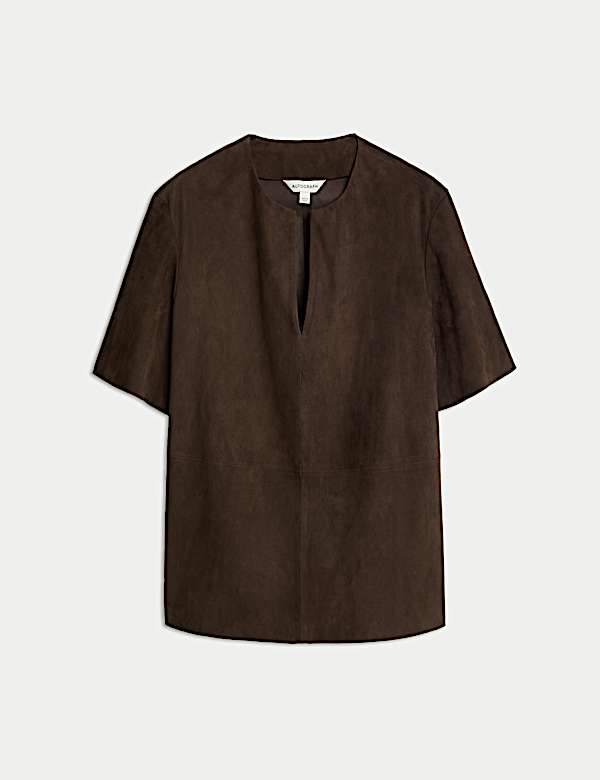 Pure Suede Kaftan Top - JO