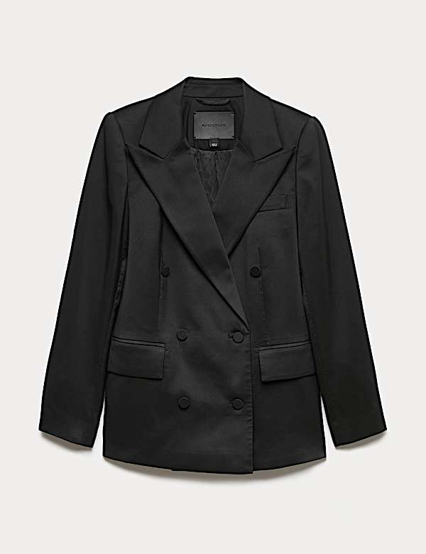 Lyocell Rich Tailored Double Breasted Blazer - JO