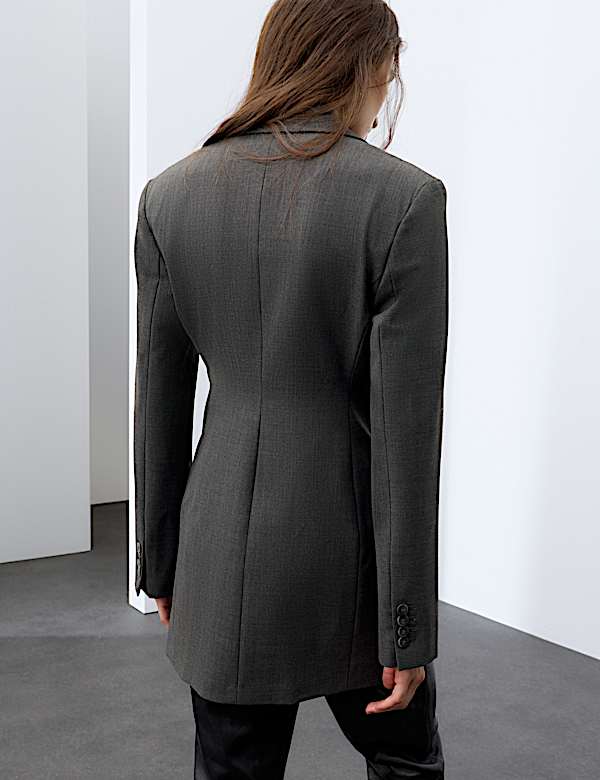 Longline Double Breasted Blazer - VN