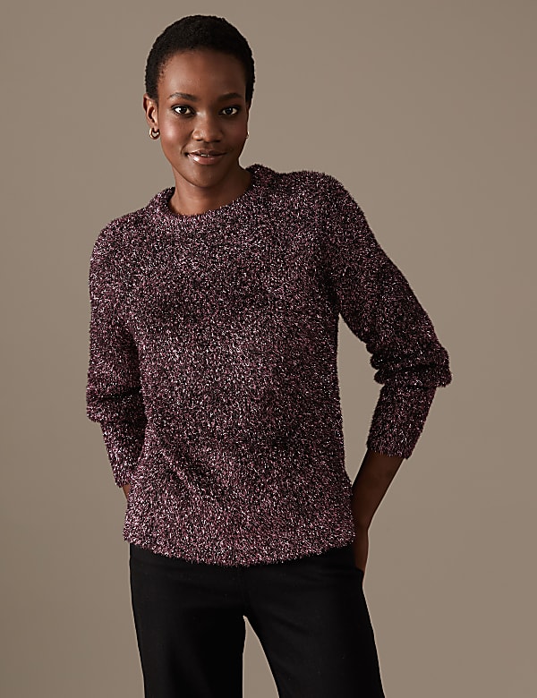 Tinsel Crew Neck Jumper