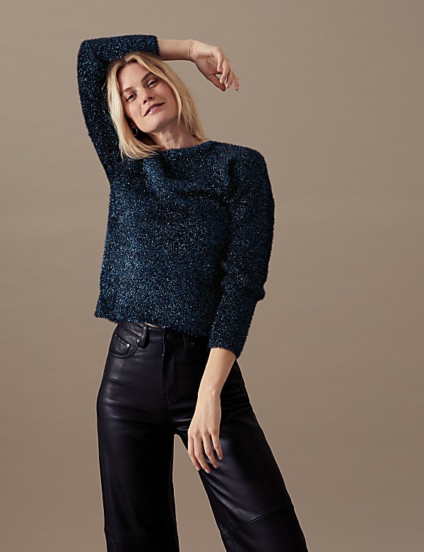 Tinsel Crew Neck Jumper
