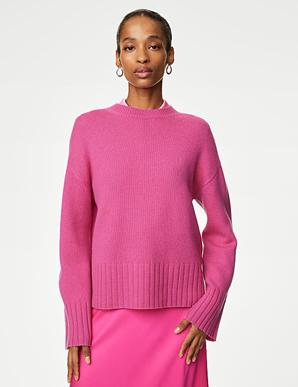 Merino Wool Rich Jumper with Cashmere