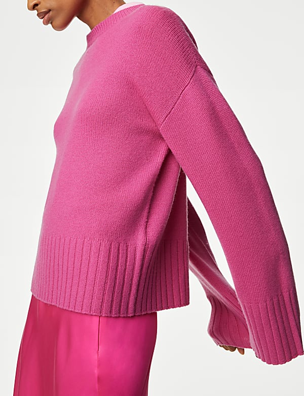 Merino Wool Rich Jumper with Cashmere